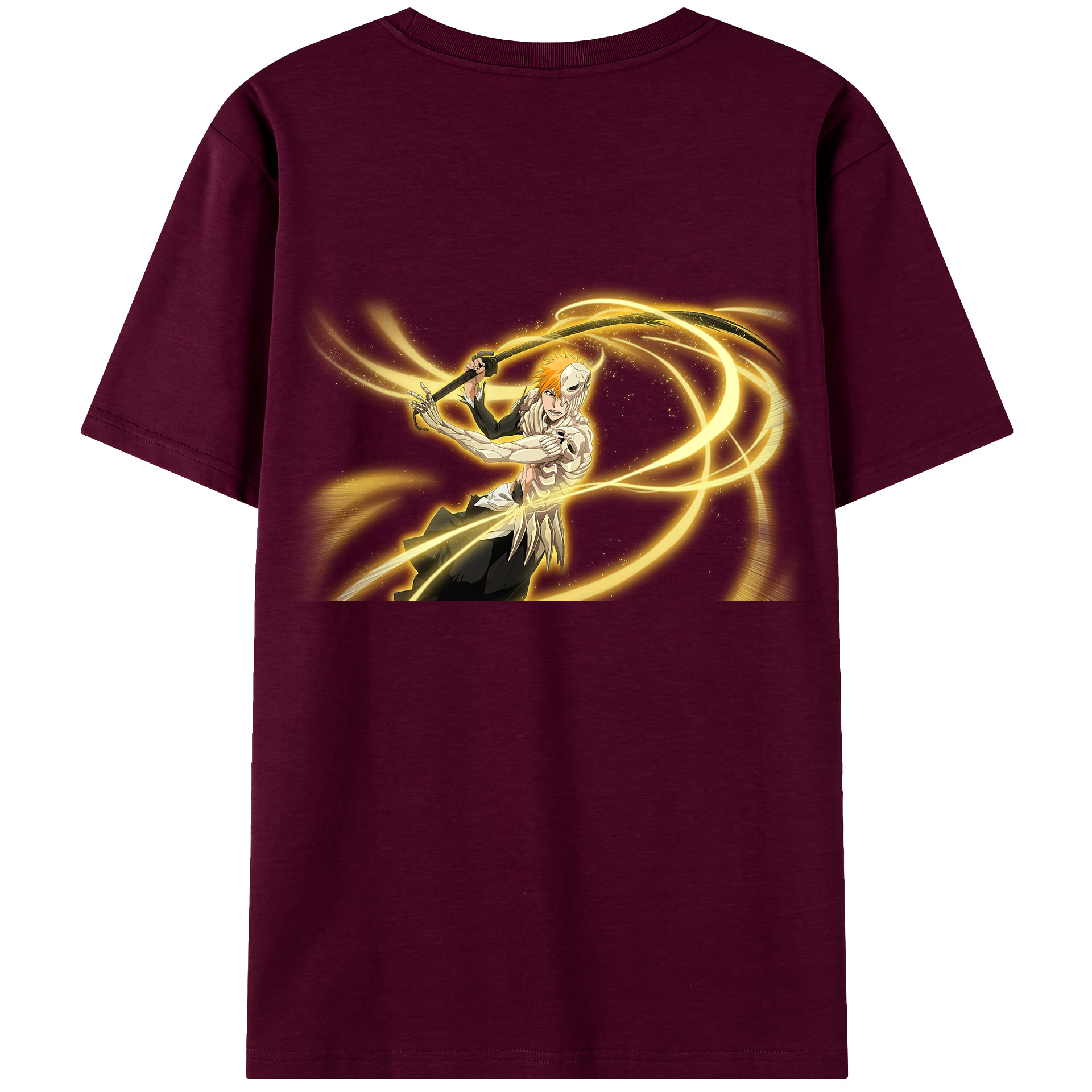 （画像用） ブリーチ 黒崎一護（くろさき いちご）BLEACH Kurosaki Ichigo レディース半袖Tシャツ(バックプリント)